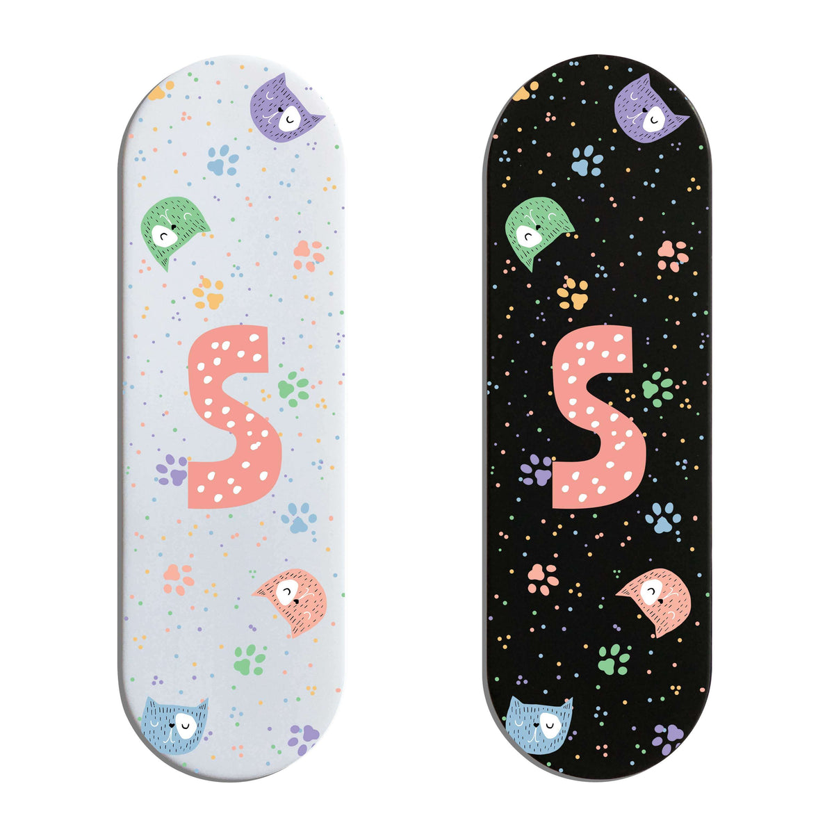 Cute Initials Finger Grip