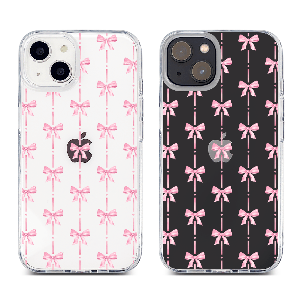 [Ready] Cute in Lines Hybrid Crystal Case iPhone 12 Mini