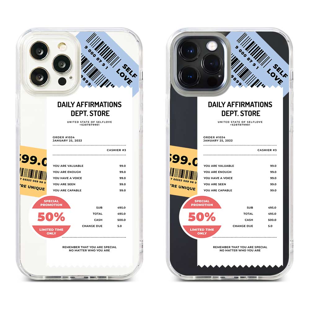 [Ready] Cassion Daily Affirmation Dept Store for Samsung Hybrid Crystal Case Samsung A32 4G