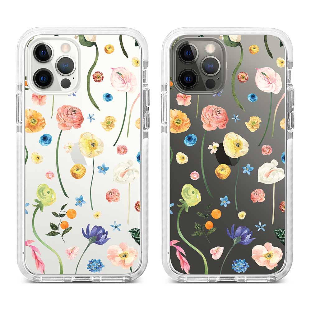 [Ready] Cassion Flower Path for iPhone Hybrid Crystal Case iPhone 12 Mini