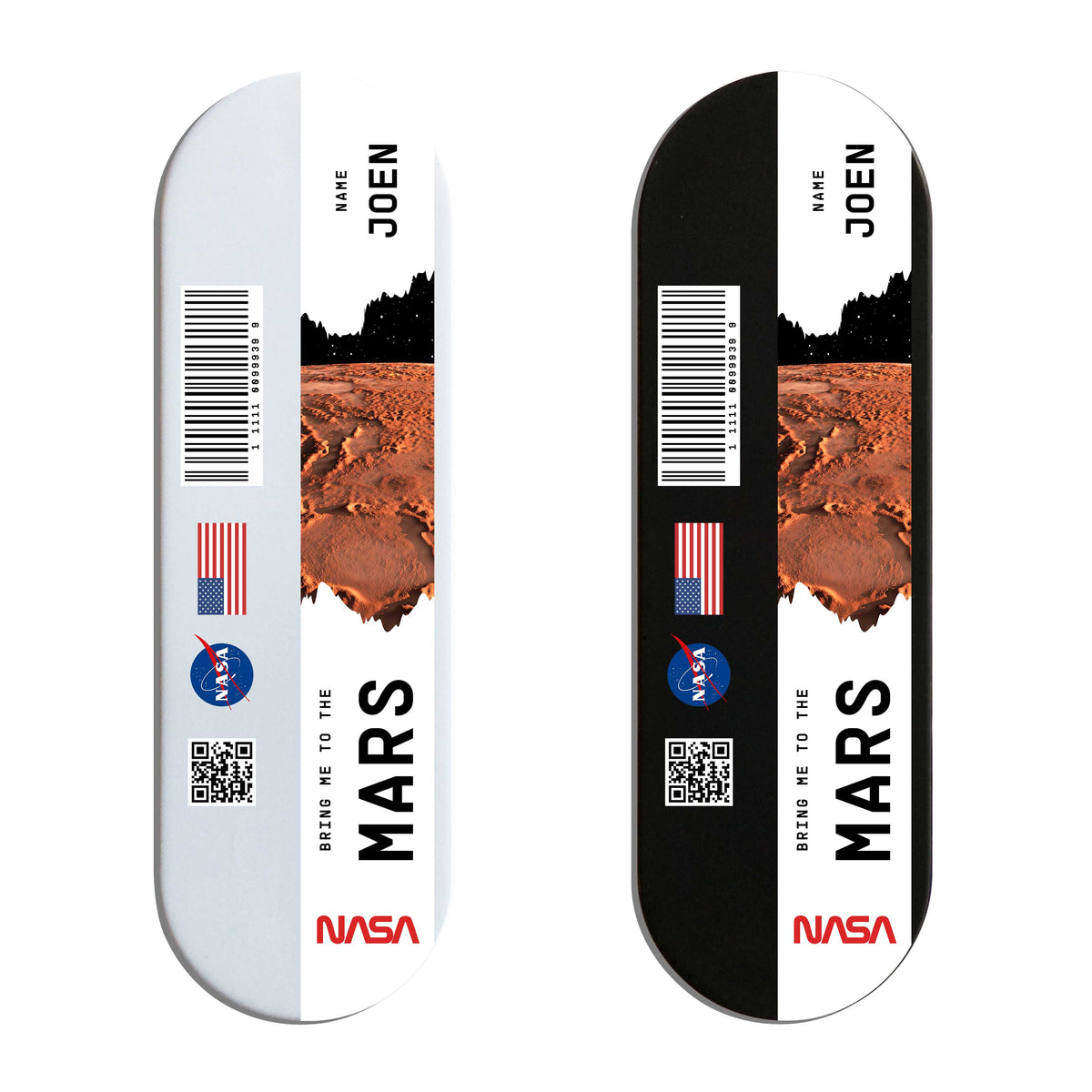 [Ready] Nasa Wristband Custom Mars Finger Grip Fingergrip