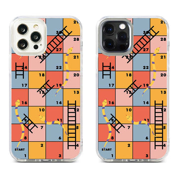 [Ready] Cassion Snakes And Ladders for iPhone Hybrid Crystal Case iPhone 13 Pro