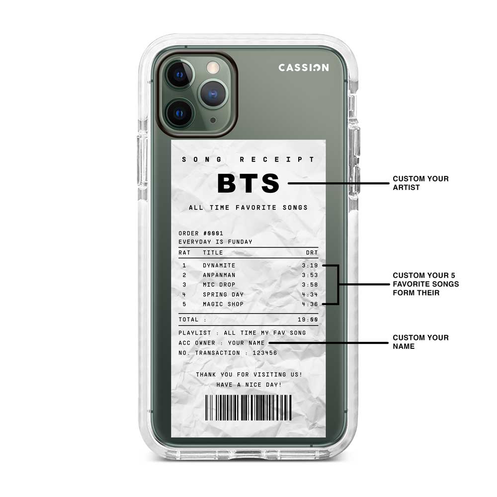 Song Receipt Custom