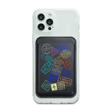 Stamp Of Treveller Magnetic Pocket Wallet