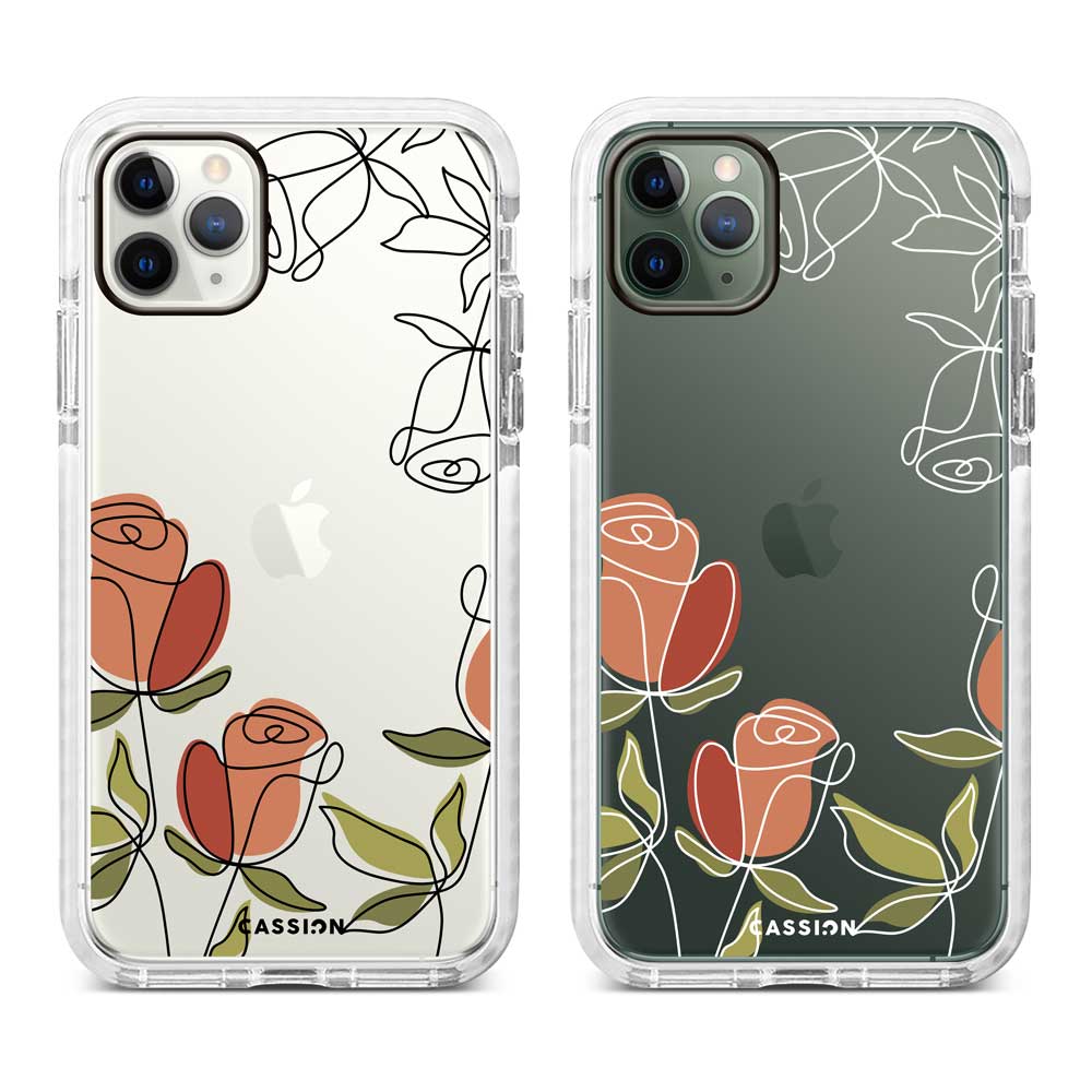 Teracota Rosebud / Hybrid Crystal Case Samsung S23 FE