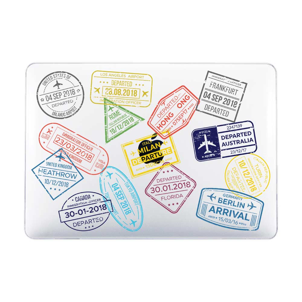 [READY] Traveller Stamp Macbook Case Pro 14in M2 M3 M4 M5