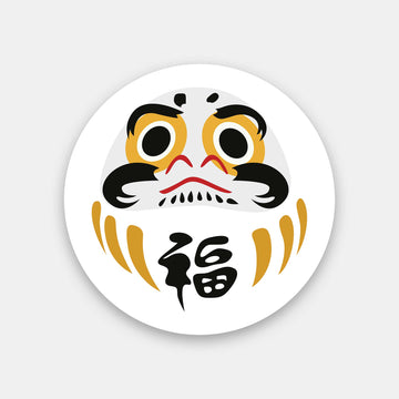 Walk With My Daruma - White Popup Stand