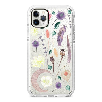 [Ready] Cassion Winter Moon Flower for iPhone Hybrid Crystal Case iPhone 11