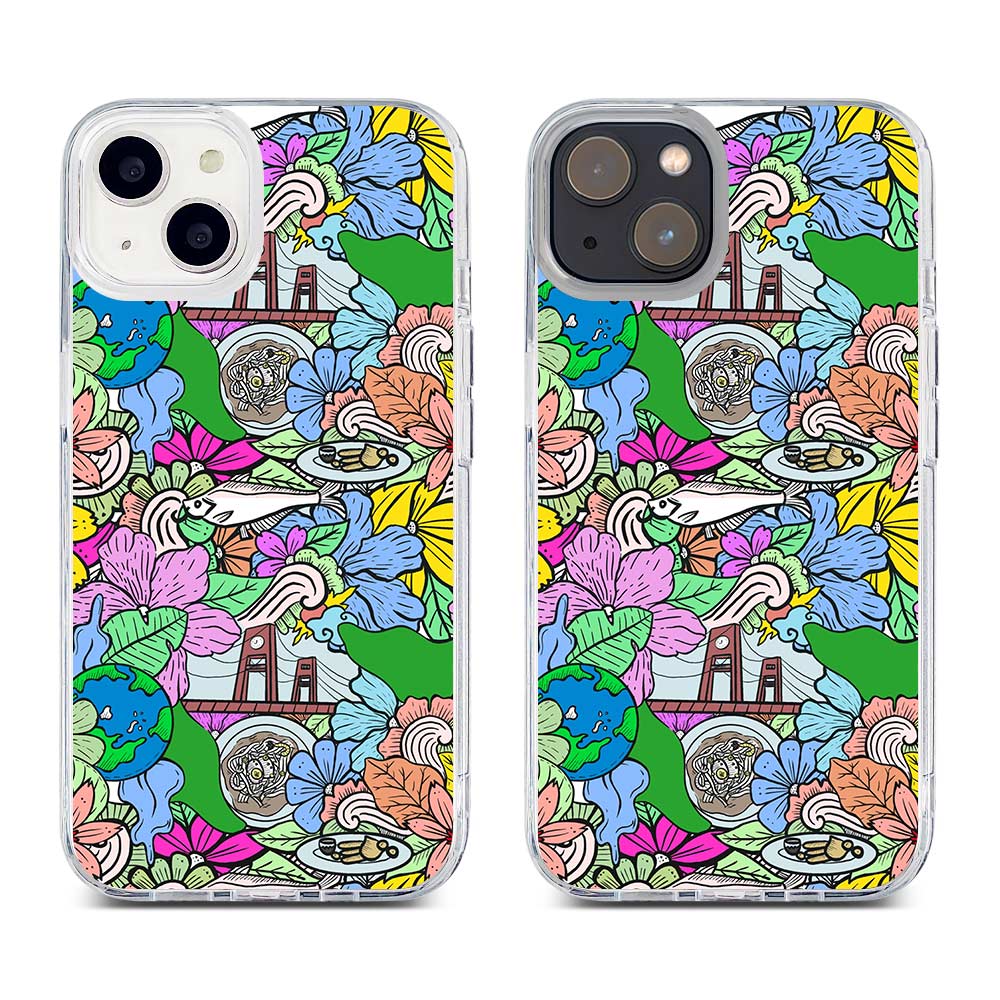 [Ready] Cassion Wong Kito Punyo Doodle Art by MSH for iPhone Hybrid Crystal Case iPhone 13