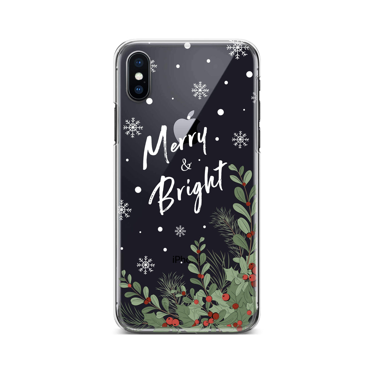 Case Christmas XMAS-07 / Hybrid Crystal Magsafe iPhone 15 Pro Max