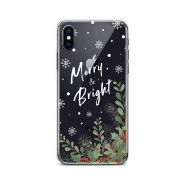 Case Christmas XMAS-07 / Hybrid Crystal Magsafe iPhone 15 Pro Max
