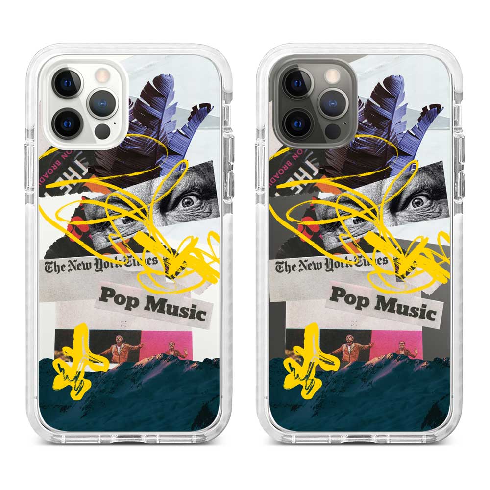 [Ready] Cassion Yellow Brush Mountain for Samsung Hybrid Crystal Case Samsung S21