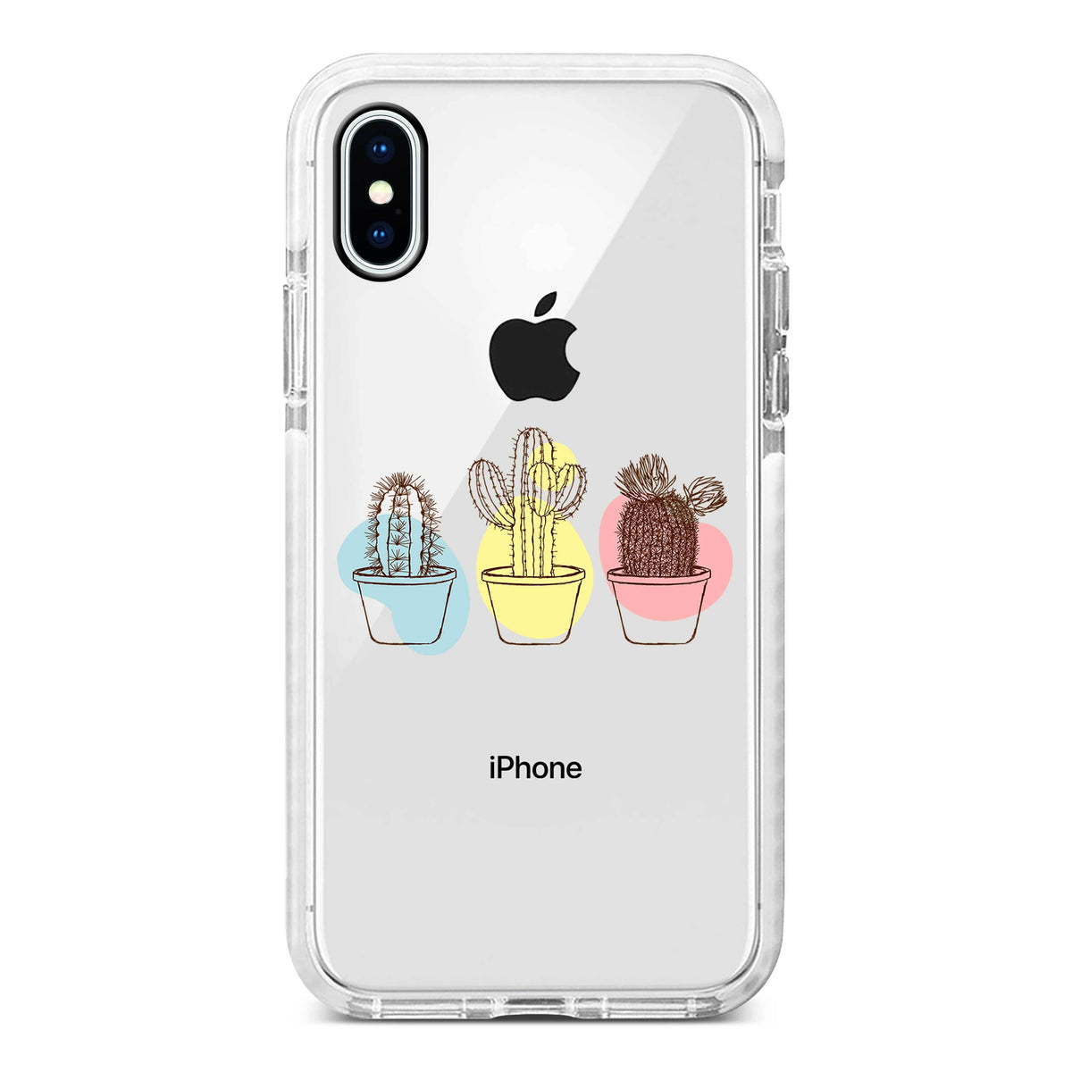 [Ready] Cassion Case Cactus 09 for iPhone Hybrid Crystal Case iPhone 7 / 8 / SE 2020