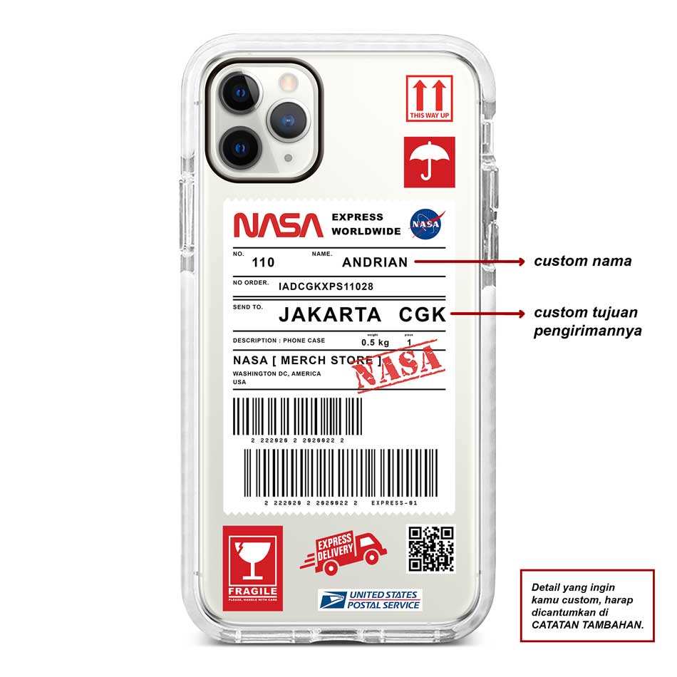 [Ready] Nasa Express Custom Hybrid Rubber Case V5 Mi 13T Black