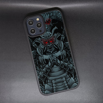 [Ready] Cassion Samurai With Dragon for iPhone Hybrid Crystal Case iPhone 14 Pro Max
